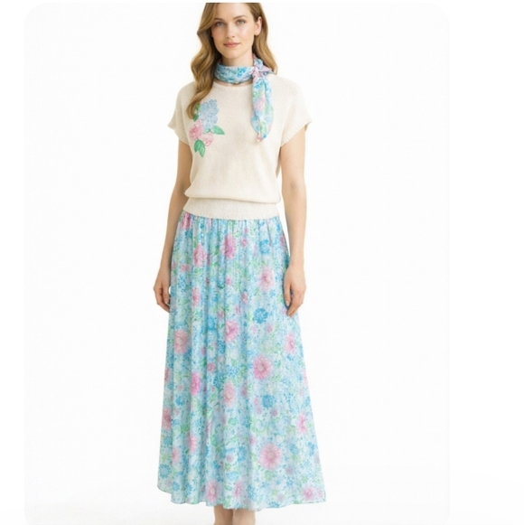Andrea Gayle Dresses & Skirts - Andrea Gayle | Vintage Sweater Skirt Set
